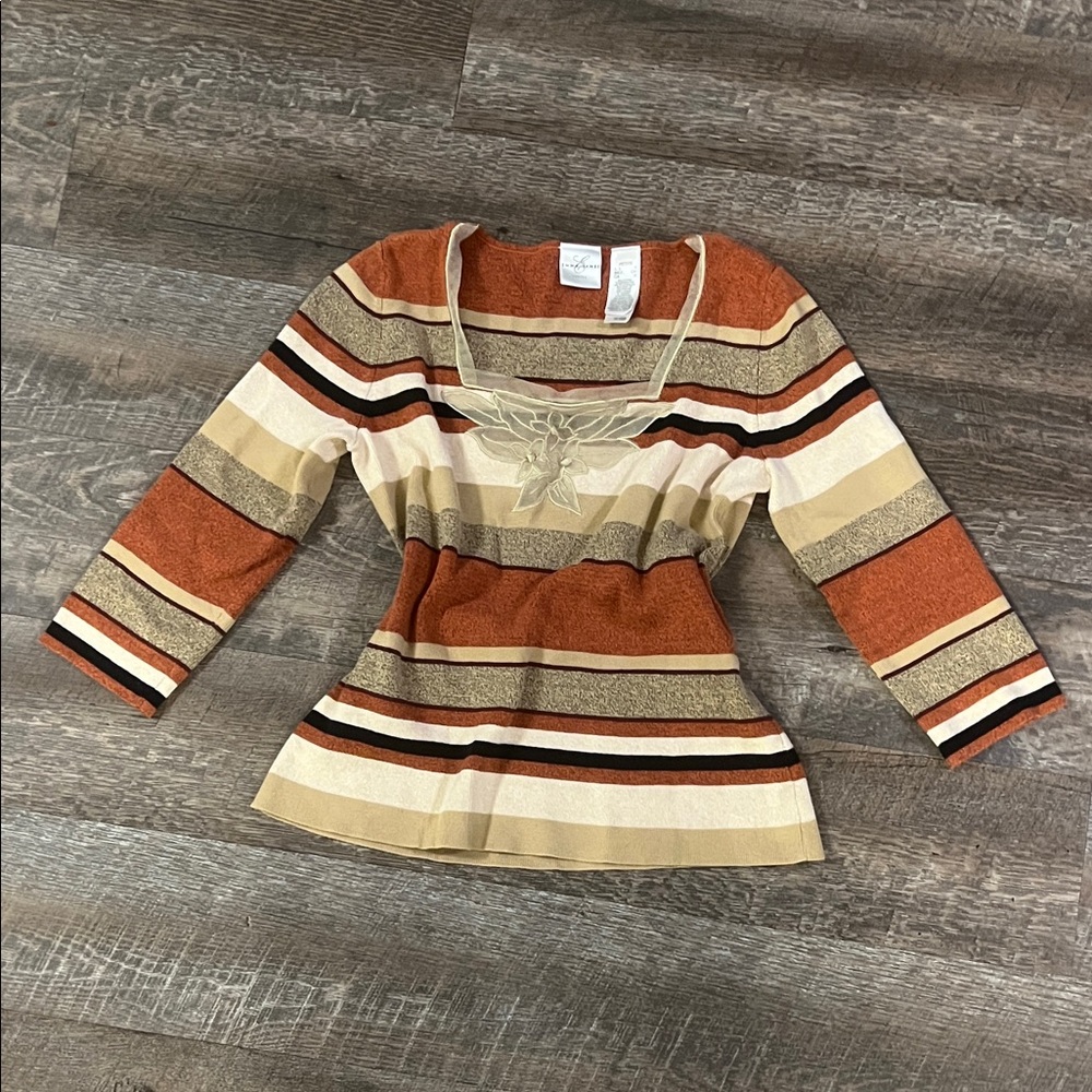 Striped Knit Top